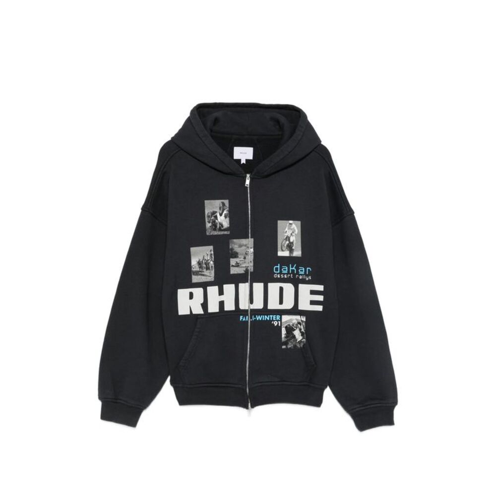Rhude Black Sweaters & Knitwear - Hoodies Men